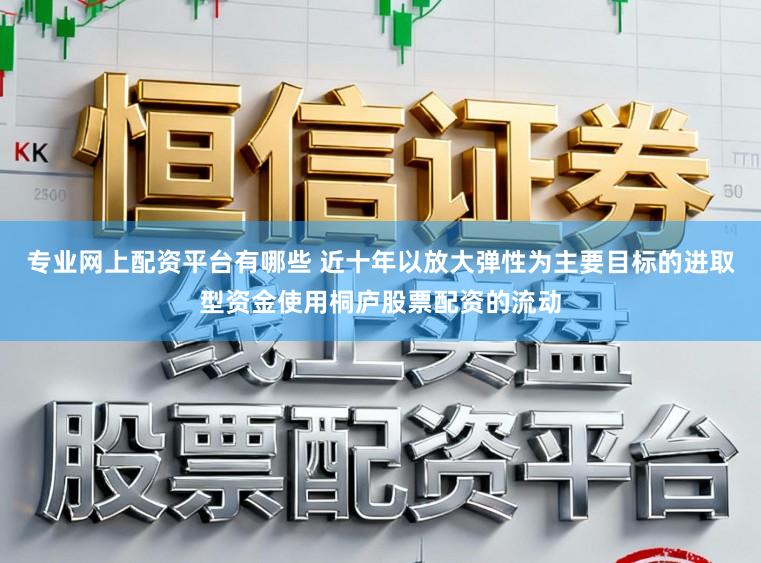 专业网上配资平台有哪些 近十年以放大弹性为主要目标的进取型资金使用桐庐股票配资的流动