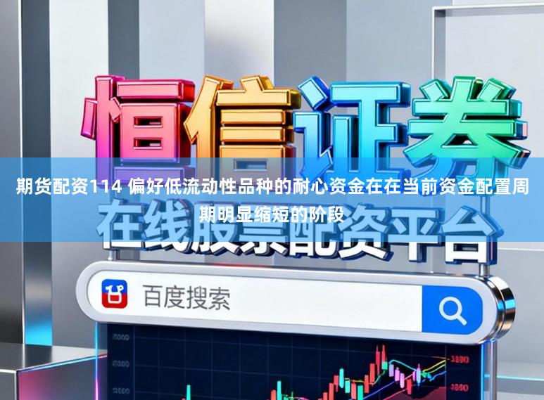 期货配资114 偏好低流动性品种的耐心资金在在当前资金配置周期明显缩短的阶段